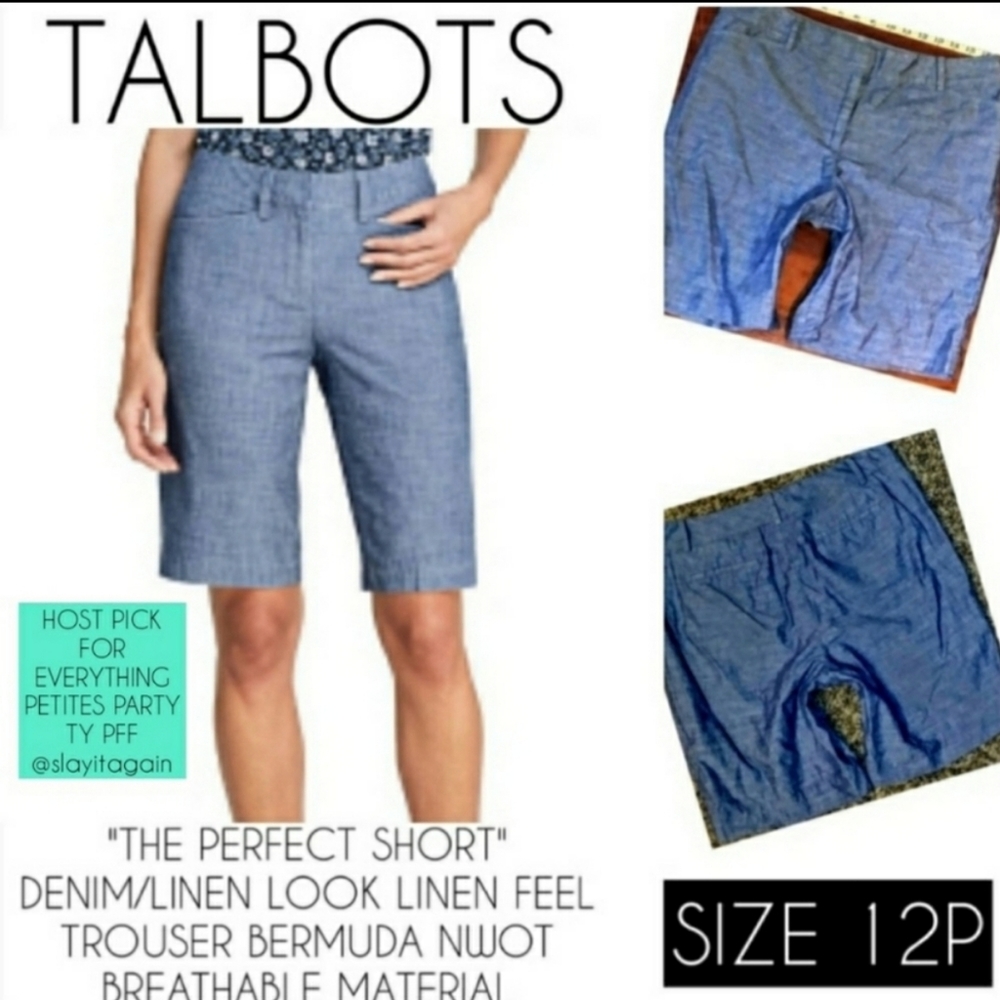 Talbots Shorts Size 12P The Perfect Short Bermuda